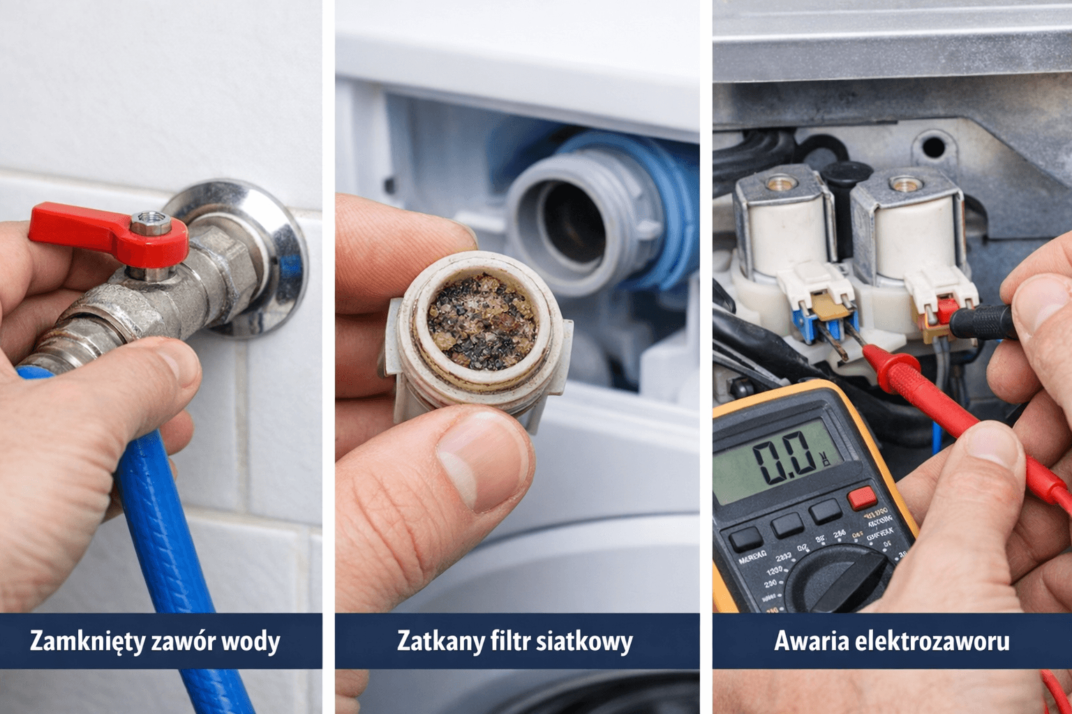 Read more about the article Pralka nie pobiera wody – przyczyny i naprawa krok po kroku