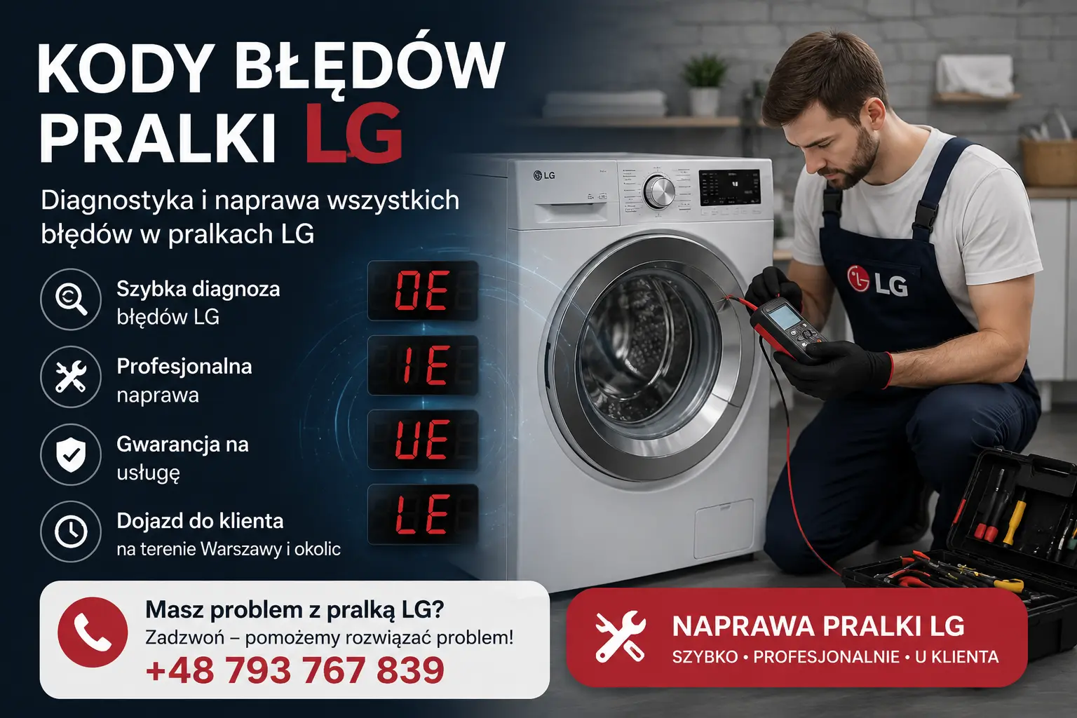 Read more about the article Błąd PF w pralce LG